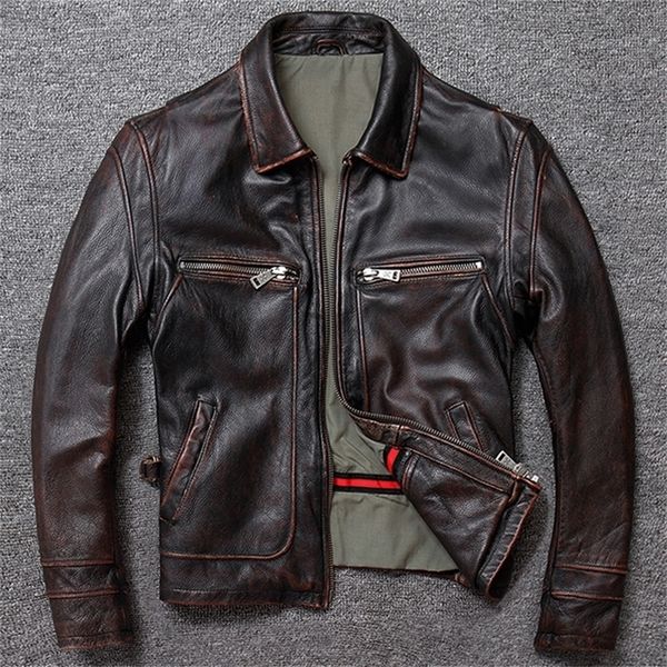 sales gift brand new men cowhide coat.winter warm men's genuine leather jacket.vintage style man leather clothes 201216, Black
sales gift brand new men cowhide coat.winter warm men's genuine leather jacket.vintage style man leather clothes 201216, Black