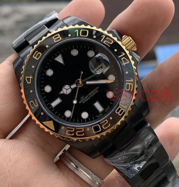 luxury fashion gmt ceramic black bezel new mens mechanical ss 2813 automatic movement watch sports men designer watches wristwatches, Slivery;brown
luxury fashion gmt ceramic black bezel new mens mechanical ss 2813 automatic movement watch sports men designer watches wristwatches, Slivery;brown