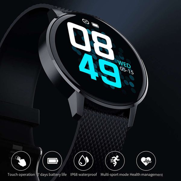 smart men's women's watch, waterproof sports wristband with heart rate control, suitable for android and ios, new in 2020
smart men's women's watch, waterproof sports wristband with heart rate control, suitable for android and ios, new in 2020
