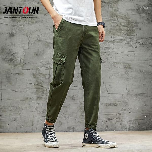 men's pants jantour men's cargo casual 2021 fashion pencil cotton regular trousers male joggers long pantalon 28-36 381, Black
men's pants jantour men's cargo casual 2021 fashion pencil cotton regular trousers male joggers long pantalon 28-36 381, Black