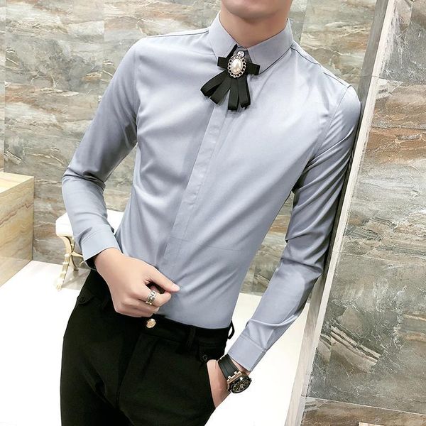 korean all match dress shirts social men slim fit long sleeve solid party shirt men casual night club tuxedo shirt male1, White;black
korean all match dress shirts social men slim fit long sleeve solid party shirt men casual night club tuxedo shirt male1, White;black