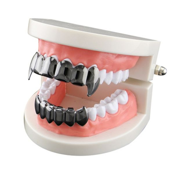 multi color gold plated teeth grillz pointed teeth ornaments tooth sleeve smooth teeth braces good quality 11 68cl h1
multi color gold plated teeth grillz pointed teeth ornaments tooth sleeve smooth teeth braces good quality 11 68cl h1