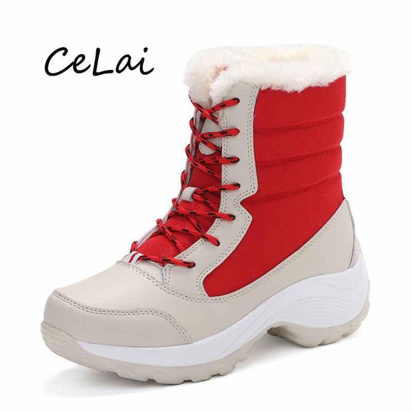boots lightweight women winter high snow womens warm plush platform outdoor fur woman booties handmade na55, Black
boots lightweight women winter high snow womens warm plush platform outdoor fur woman booties handmade na55, Black