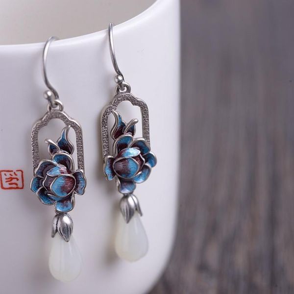 natural hetian white magnolia enamel porcelain pearl earrings chinese bohemian charm women's silver brand jewelry
natural hetian white magnolia enamel porcelain pearl earrings chinese bohemian charm women's silver brand jewelry