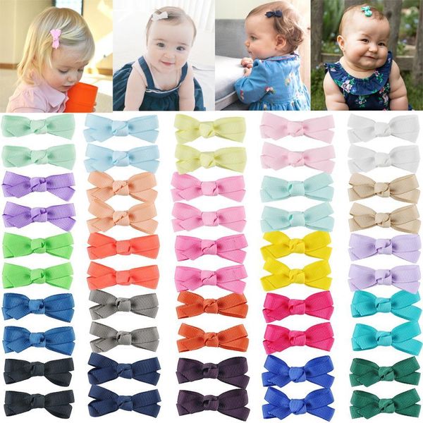 50pcs 2" tiny baby girls hair bow solid color grosgrain ribbon baby bows alligator clips for girls infants toddlers kids set of y200710, Slivery;white
50pcs 2" tiny baby girls hair bow solid color grosgrain ribbon baby bows alligator clips for girls infants toddlers kids set of y200710, Slivery;white
