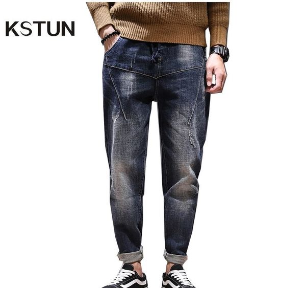 japanese style denim stretch elastic waist jeans men blue cargo drawstring harem jeans homme plus size full length pants joggers
japanese style denim stretch elastic waist jeans men blue cargo drawstring harem jeans homme plus size full length pants joggers