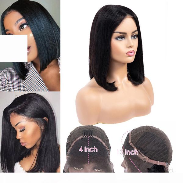 short ear to ear lace lace frontal human hair wigs bob wig 13x4 lace wig for black women brazilian straight hair bob wigs, Black;brown
short ear to ear lace lace frontal human hair wigs bob wig 13x4 lace wig for black women brazilian straight hair bob wigs, Black;brown