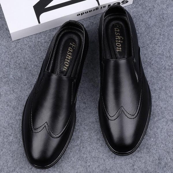 new mens loafers genuine leather casual shoes men formal dress shoes brand slip on flats men's male footwear, Black
new mens loafers genuine leather casual shoes men formal dress shoes brand slip on flats men's male footwear, Black