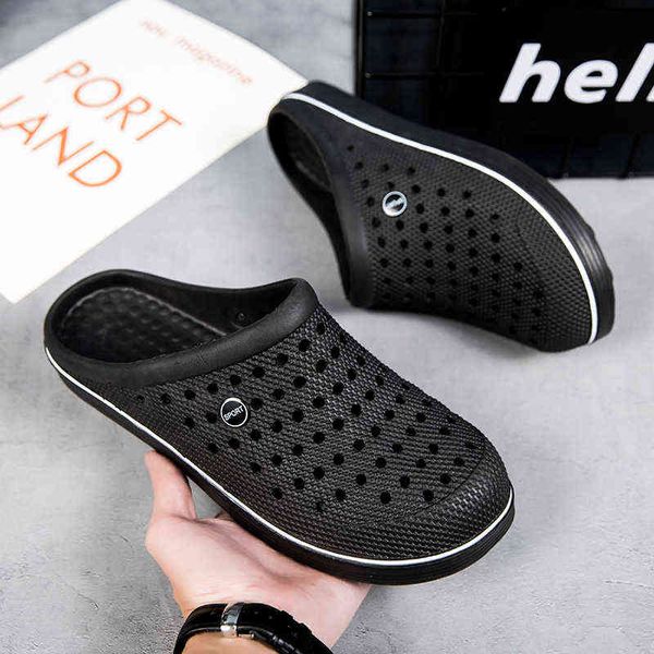 slippers soliben arrival men's summer shoes men slippers breathable non slip male garden shoes casual beach sandals 220308, Black
slippers soliben arrival men's summer shoes men slippers breathable non slip male garden shoes casual beach sandals 220308, Black