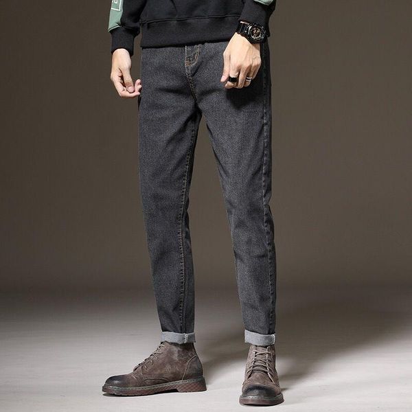 men's jeans winter men stretch thickening slim fitness korean fashion trend loose large size wild straight casual full length denim, Blue
men's jeans winter men stretch thickening slim fitness korean fashion trend loose large size wild straight casual full length denim, Blue