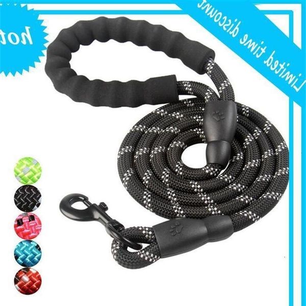 strong dog leash with comfortable padded handle highly reflective threads for medium and large dogs nn
strong dog leash with comfortable padded handle highly reflective threads for medium and large dogs nn