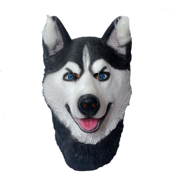 party masks funny halloween trick simulation animal husky dog head environmental protection material latex mask decoration /1
party masks funny halloween trick simulation animal husky dog head environmental protection material latex mask decoration /1