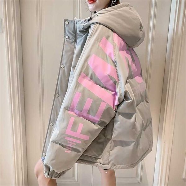 harajuku printed down padded jacket women's thick coat winter korean fashion preppy freshing casual loose trend 211216, Black
harajuku printed down padded jacket women's thick coat winter korean fashion preppy freshing casual loose trend 211216, Black