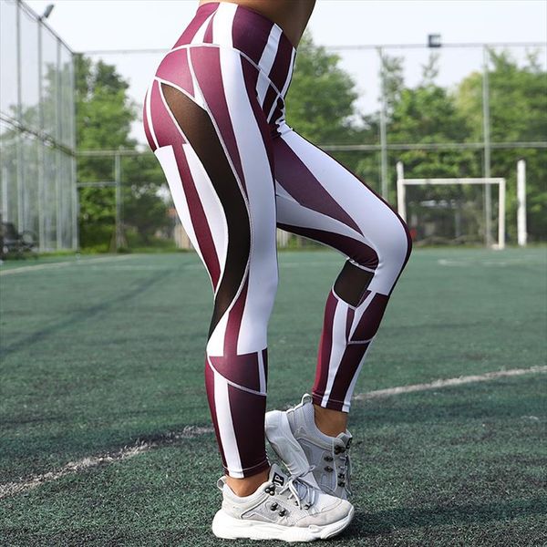 mesh fitness leggings high waist stripe splicing push up leggings feminina casual bodybuilding workout woman pants, Black
mesh fitness leggings high waist stripe splicing push up leggings feminina casual bodybuilding workout woman pants, Black