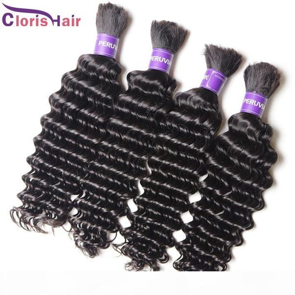 deep wave braiding human hair bulk for micro braid no weft unprocessed deep curly peruvian hair weave bundles in bulk 3pcs deals, Black
deep wave braiding human hair bulk for micro braid no weft unprocessed deep curly peruvian hair weave bundles in bulk 3pcs deals, Black