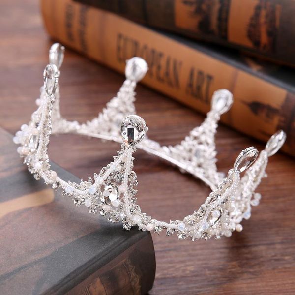 wedding hair accessories vintage baroque king queen prom men crowns full round circle bridal hair jewelry crystal tiaras crowns, Golden;silver
wedding hair accessories vintage baroque king queen prom men crowns full round circle bridal hair jewelry crystal tiaras crowns, Golden;silver