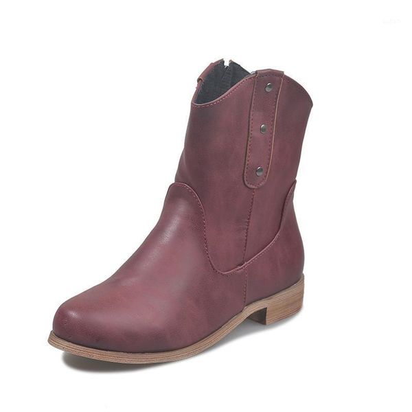 boots autumn women zipper rivet med high heels pointed toe shoes for woman red black gray fashion retro leather size 35-431
boots autumn women zipper rivet med high heels pointed toe shoes for woman red black gray fashion retro leather size 35-431