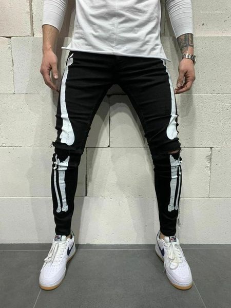 slim fit stylish trousers male casual designer pencil pants mens hole white printed jeans black, Blue
slim fit stylish trousers male casual designer pencil pants mens hole white printed jeans black, Blue