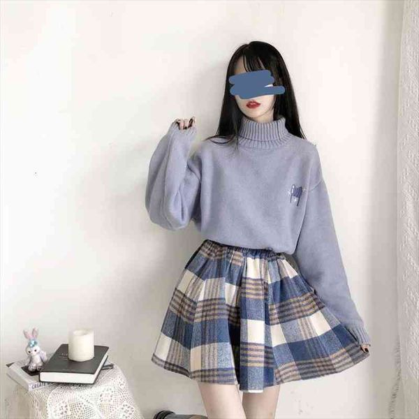 kawaii harajuku vintage woolen plaid skirts women clothes style high-waisted a- line pleated puffy short skirt sheath, Black
kawaii harajuku vintage woolen plaid skirts women clothes style high-waisted a- line pleated puffy short skirt sheath, Black