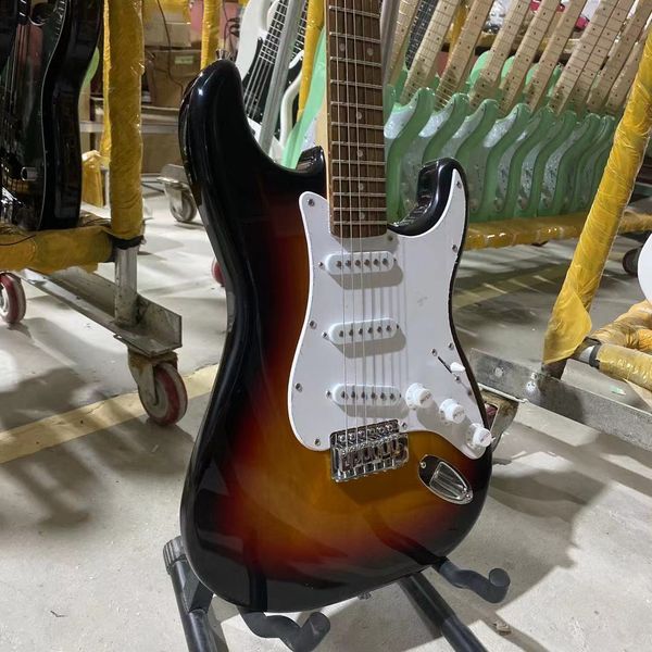 t electric guitar vintage sunburst color rosewood fingerboard white pickguard guitarar
t electric guitar vintage sunburst color rosewood fingerboard white pickguard guitarar