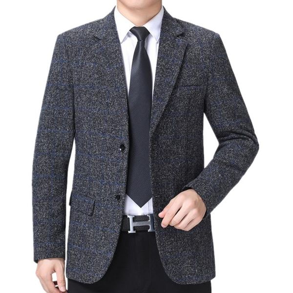 men blazer autumn business loose plaid suit jackets costume homme brand male long sleeve single-breasted casual blazers clothes, White;black
men blazer autumn business loose plaid suit jackets costume homme brand male long sleeve single-breasted casual blazers clothes, White;black