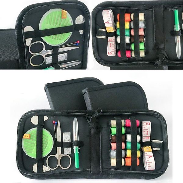 travel sewing tool kit multifunction sewing box thread needle suit bag thread stitches 1 set1, Black
travel sewing tool kit multifunction sewing box thread needle suit bag thread stitches 1 set1, Black
