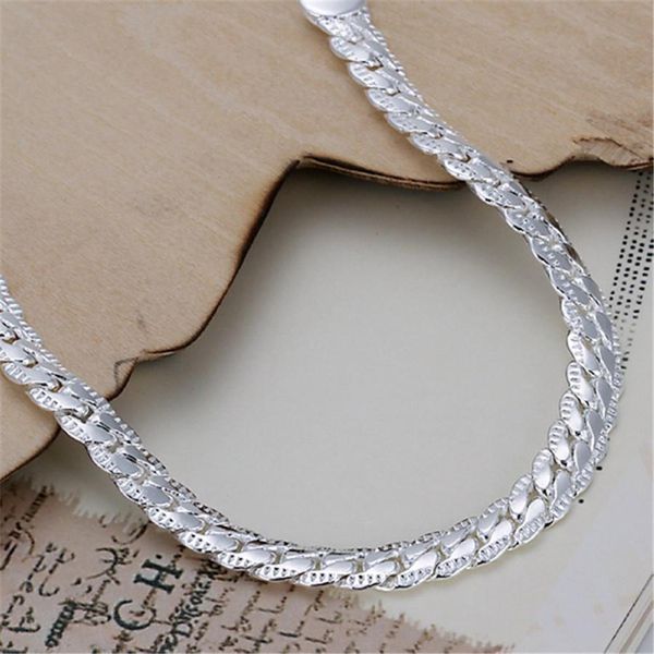 personalized women men silver color 5mm snake chain gold color bracelets fashion jewelry christmas gifts h199 h jllfyf, Black
personalized women men silver color 5mm snake chain gold color bracelets fashion jewelry christmas gifts h199 h jllfyf, Black