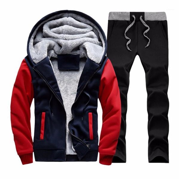 winter tracksuits men set thicken fleece hoodies+sweatpants two piece sets warm casual solid male sportswear hooded suit us size1, Gray
winter tracksuits men set thicken fleece hoodies+sweatpants two piece sets warm casual solid male sportswear hooded suit us size1, Gray