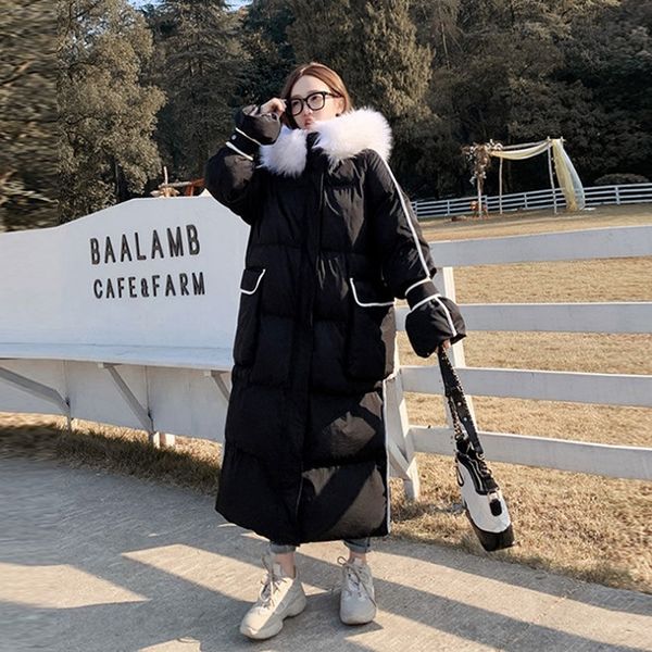 2021 new winter fashion woman's jacket mid-length korean version loose woman in the park of thick bread cotton coat trend oebq, Black
2021 new winter fashion woman's jacket mid-length korean version loose woman in the park of thick bread cotton coat trend oebq, Black