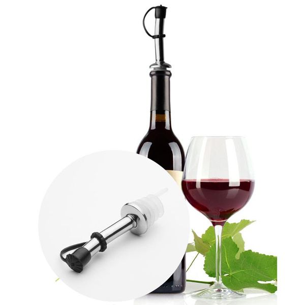 stainless steel liquor spirit pourer anti-dust rubber lids flow wine bottle pour spout ser barware christmas party supply dbc dh0856
stainless steel liquor spirit pourer anti-dust rubber lids flow wine bottle pour spout ser barware christmas party supply dbc dh0856