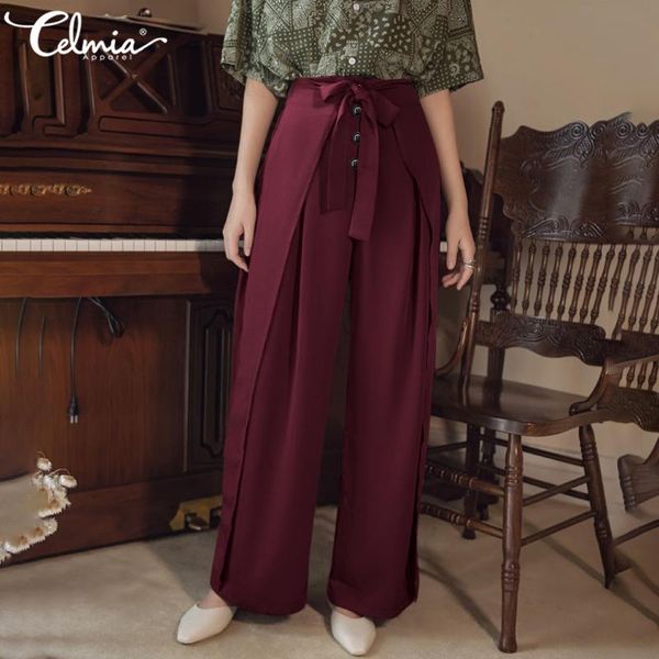 women's pants & capris celmia casual vintage womens solid long wide leg high waist plus size trousers palazzo pantalon femme 5xl pant, Black;white
women's pants & capris celmia casual vintage womens solid long wide leg high waist plus size trousers palazzo pantalon femme 5xl pant, Black;white