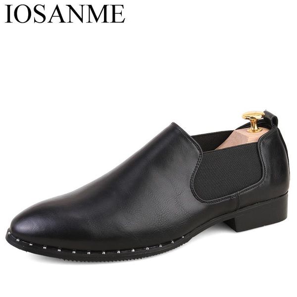 dress shoes slip on italian elegant men leather formal footwear working business male designer pointed toe oxford for, Black
dress shoes slip on italian elegant men leather formal footwear working business male designer pointed toe oxford for, Black