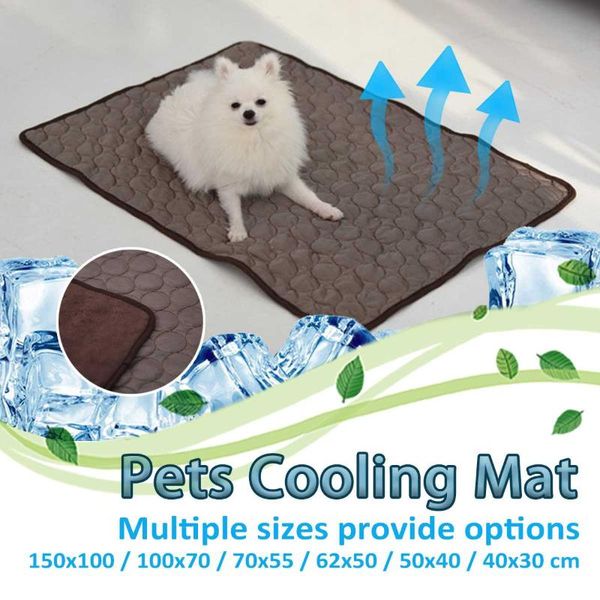 kennels & pens pet summer dog cooling mat blanket self pad car seat ice silk non sticking
kennels & pens pet summer dog cooling mat blanket self pad car seat ice silk non sticking