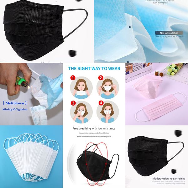 blue face masks disposable white black pink mask elastic ear loop 3 ply breathable anti du ndft
blue face masks disposable white black pink mask elastic ear loop 3 ply breathable anti du ndft