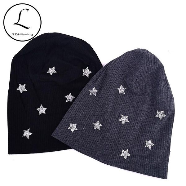 beanie/skull caps casual winter star rhinestone beanies hats for women ladies solid slouchy cotton ribbed knit skullies girls bonnet gorros, Blue;gray
beanie/skull caps casual winter star rhinestone beanies hats for women ladies solid slouchy cotton ribbed knit skullies girls bonnet gorros, Blue;gray