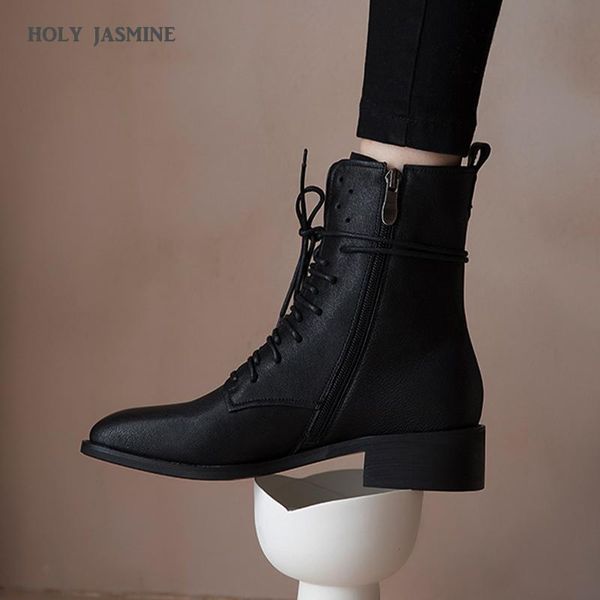 boots holy jasmine genuine leather women autumn winter retro full sheepskin made old narrow band med (3cm-5cm), Black
boots holy jasmine genuine leather women autumn winter retro full sheepskin made old narrow band med (3cm-5cm), Black