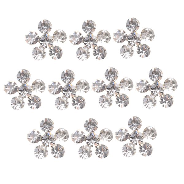 10 pieces crystal petal hair accessory bride jewelry embellishments diy findings crafts brooch design, Black
10 pieces crystal petal hair accessory bride jewelry embellishments diy findings crafts brooch design, Black