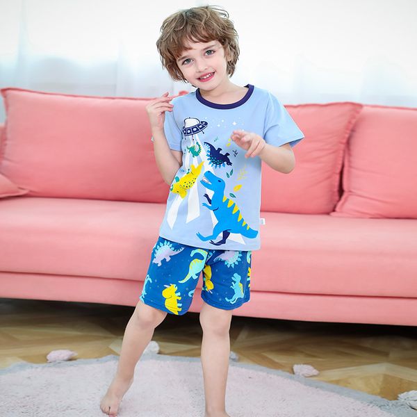 saileroad children's dinosaur pajamas for boys cotton cartoon dinosaur pyjamas set girls pijama infantil kids home wear clothing y20070, Blue;red
saileroad children's dinosaur pajamas for boys cotton cartoon dinosaur pyjamas set girls pijama infantil kids home wear clothing y20070, Blue;red