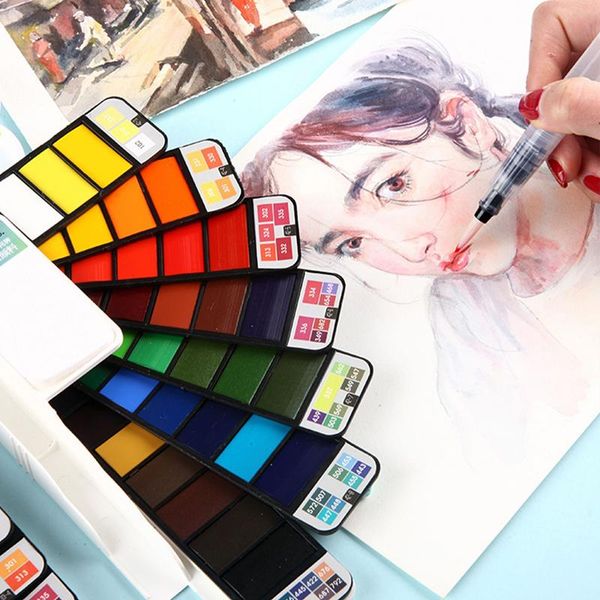 superior solid watercolor paint set beginner fountain pen child fan-shaped watercolor paint student painting tools art supplies
superior solid watercolor paint set beginner fountain pen child fan-shaped watercolor paint student painting tools art supplies