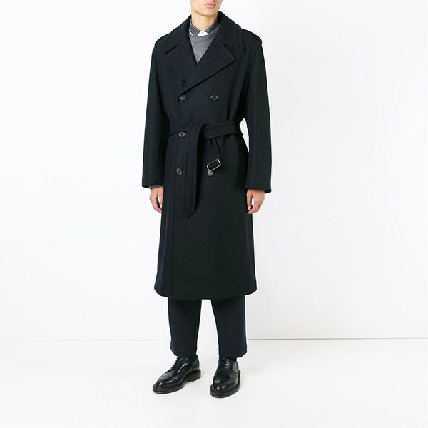 men's wool & blends woolen coat 2021 autumn and winter european american show casual long youth plus size, Black
men's wool & blends woolen coat 2021 autumn and winter european american show casual long youth plus size, Black