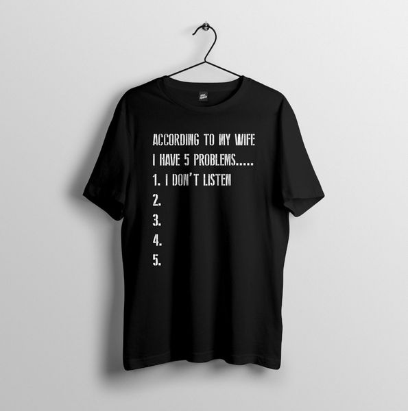 my wife says i don't listen funny humour dad joke t shirt s 3xl t shirt brand tees casual male sport hooded sweatshirt hoodie
my wife says i don't listen funny humour dad joke t shirt s 3xl t shirt brand tees casual male sport hooded sweatshirt hoodie