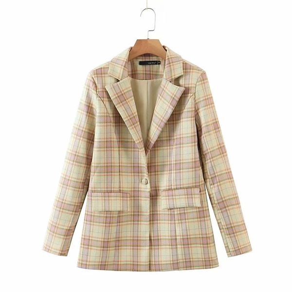 merodi women autumn sprint fashion plaid long blazers female casual single button long sleeve outwear jackets chic, White;black
merodi women autumn sprint fashion plaid long blazers female casual single button long sleeve outwear jackets chic, White;black