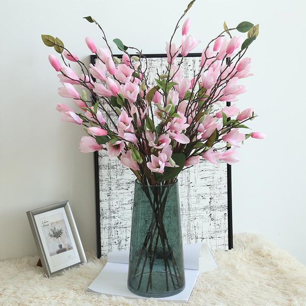 decorative flowers & wreaths 9 heads flower bouquet wedding decoration silk orchid magnolia artificial fake for home decor1
decorative flowers & wreaths 9 heads flower bouquet wedding decoration silk orchid magnolia artificial fake for home decor1