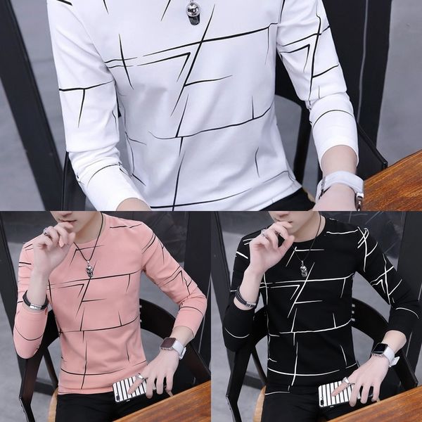 1086q 2020 long-sleeved long-sleeved round neck korean slim men's clothing t-shirt autumn men's autumn trendy t-shirt 1qrpl, Blue
1086q 2020 long-sleeved long-sleeved round neck korean slim men's clothing t-shirt autumn men's autumn trendy t-shirt 1qrpl, Blue