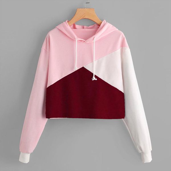 women hoodies sweatshirts cotton long sleeve hooded sweatshirt patchwork jumper hooded pullover blouse for female 0912, Black
women hoodies sweatshirts cotton long sleeve hooded sweatshirt patchwork jumper hooded pullover blouse for female 0912, Black
