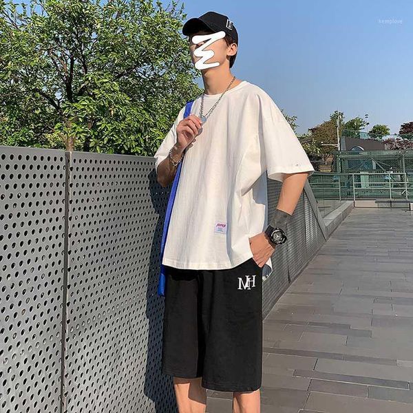 men sets new summer men's casual sweatshirt tracksuit clothing t-shirts+shorts 2pcs splice set male streetwear sport suit1, Gray
men sets new summer men's casual sweatshirt tracksuit clothing t-shirts+shorts 2pcs splice set male streetwear sport suit1, Gray