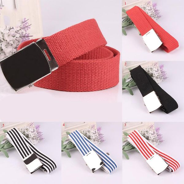 canvas striped smooth buckle waistbelt for jeans men women casual 120 cm belt accessories wholesale, Black;brown
canvas striped smooth buckle waistbelt for jeans men women casual 120 cm belt accessories wholesale, Black;brown