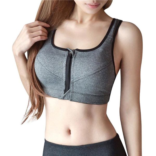 25# women zipper push up sports bras vest underwear shockproof breathable gym-fitness athletic running yoga bh sport, White;black
25# women zipper push up sports bras vest underwear shockproof breathable gym-fitness athletic running yoga bh sport, White;black
