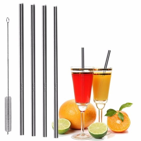 stainless steel straw reusable straws metal drinking straw bar drinks party wine accessories straight&bent style dh0118 122 j2
stainless steel straw reusable straws metal drinking straw bar drinks party wine accessories straight&bent style dh0118 122 j2