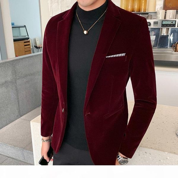 men's autumn and winter down suit jacket men's burgundy suit jacket formal dress solid color plus size, White;black 
men's autumn and winter down suit jacket men's burgundy suit jacket formal dress solid color plus size, White;black